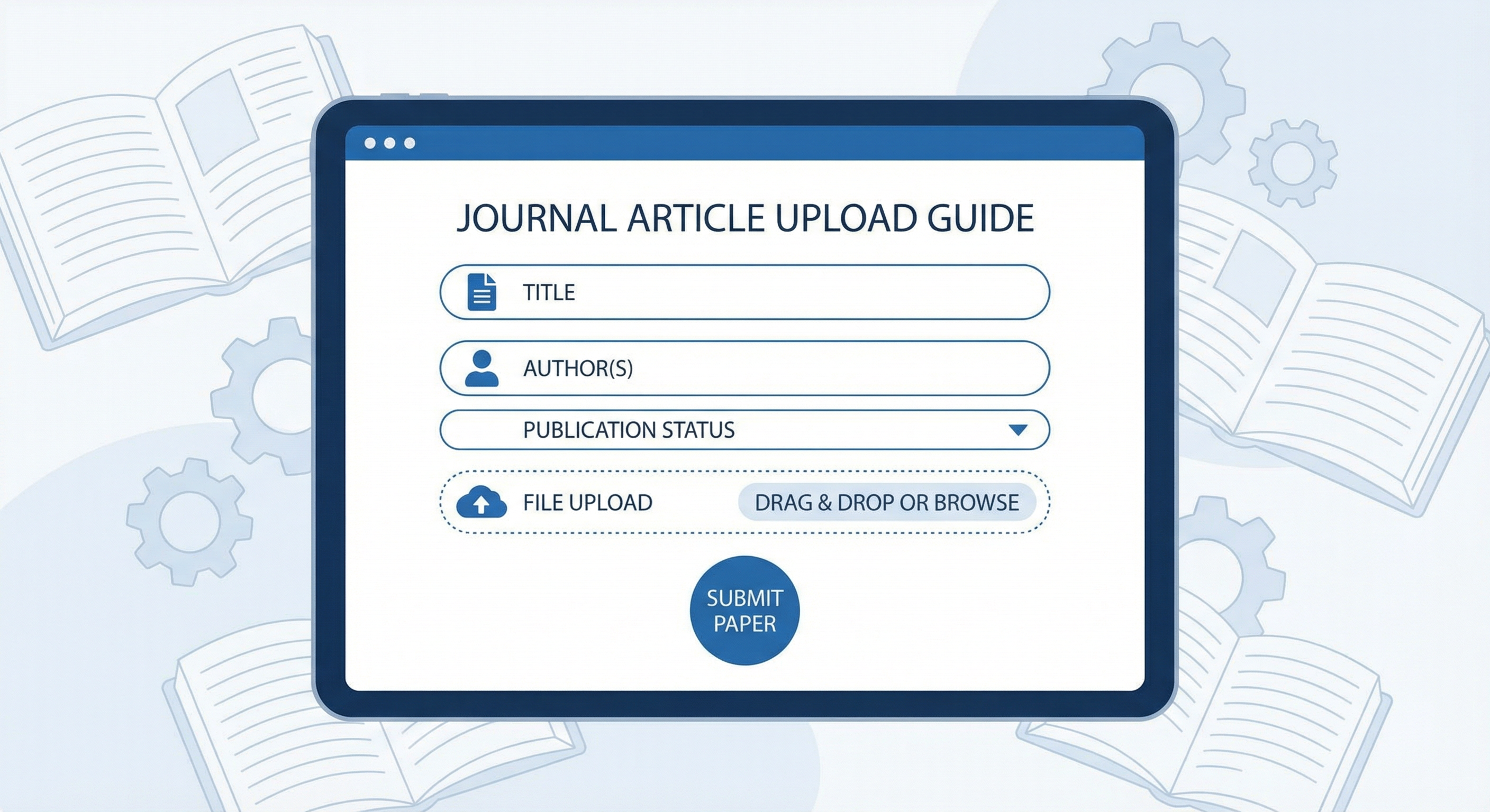 Form upload karya tulis